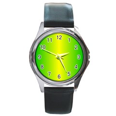 Pattern Round Metal Watch by gasi