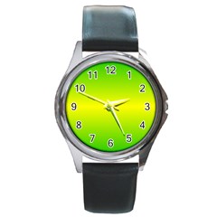 Pattern Round Metal Watch by gasi