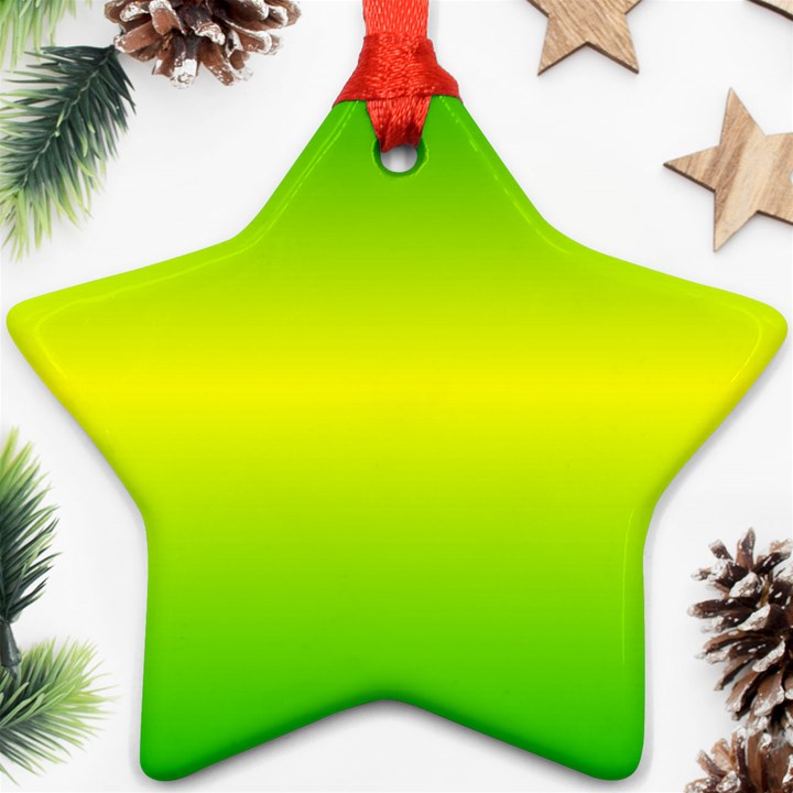 Pattern Star Ornament (Two Sides)