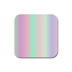 Pattern Rubber Square Coaster (4 Pack)  by gasi