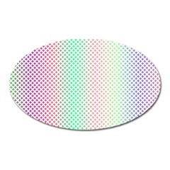 Pattern Oval Magnet by gasi