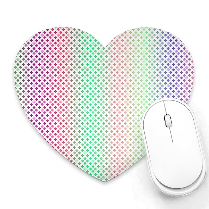 Pattern Heart Mousepads