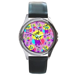 Crazy Round Metal Watch by gasi