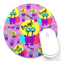 Crazy Round Mousepads by gasi