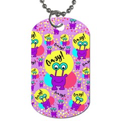 Crazy Dog Tag (two Sides) by gasi