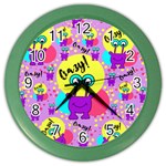 Crazy Color Wall Clocks Front