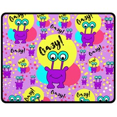 Crazy Double Sided Fleece Blanket (medium)  by gasi