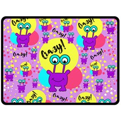 Crazy Double Sided Fleece Blanket (large)  by gasi