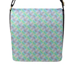 Pattern Flap Messenger Bag (l)  by gasi