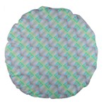 Pattern Large 18  Premium Flano Round Cushions Front