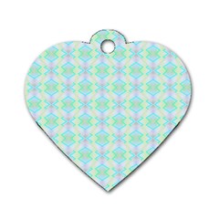 Pattern Dog Tag Heart (two Sides) by gasi