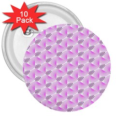 Pattern 3  Buttons (10 Pack)  by gasi