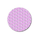 Pattern Rubber Coaster (Round)  Front