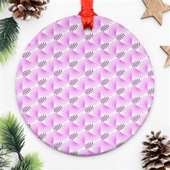 Pattern Round Ornament (two Sides) by gasi