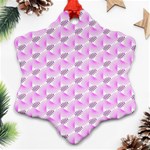 Pattern Snowflake Ornament (Two Sides) Front