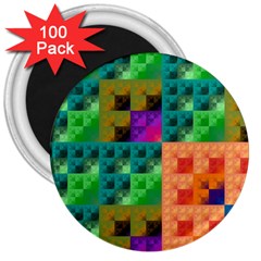 Pattern 3  Magnets (100 Pack) by gasi