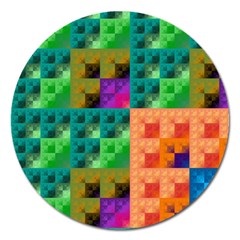 Pattern Magnet 5  (round) by gasi