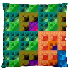 Pattern Large Cushion Case (one Side) by gasi