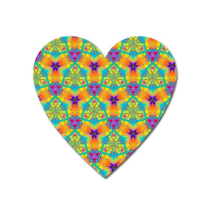 Pattern Heart Magnet