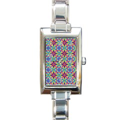 Pattern Rectangle Italian Charm Watch by gasi