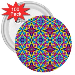 Pattern 3  Buttons (100 Pack)  by gasi