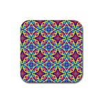 Pattern Rubber Coaster (Square)  Front