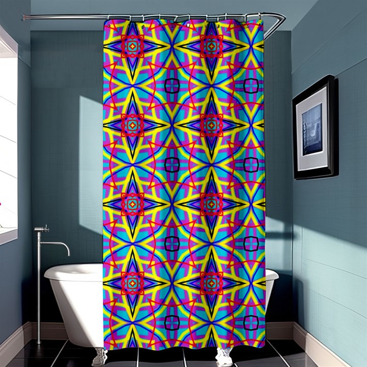 Pattern Shower Curtain 36  x 72  (Stall) 