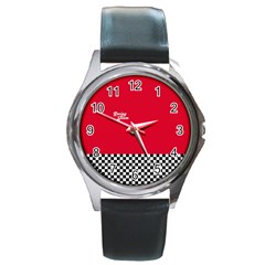 Racing Team Round Metal Watch by gasi