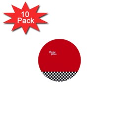 Racing Team 1  Mini Buttons (10 Pack)  by gasi