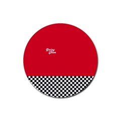 Racing Team Rubber Coaster (round)  by gasi