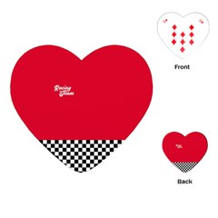 Racing Team Playing Cards (heart)  by gasi