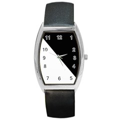 Pattern Barrel Style Metal Watch