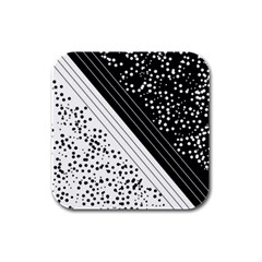 Pattern Rubber Square Coaster (4 Pack)  by gasi