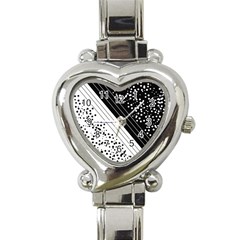 Pattern Heart Italian Charm Watch by gasi