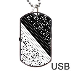 Pattern Dog Tag Usb Flash (one Side) by gasi