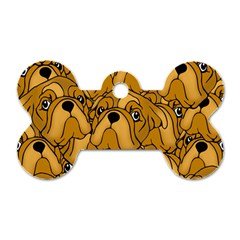 Bulldogge Dog Tag Bone (one Side) by gasi