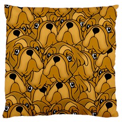 Bulldogge Large Cushion Case (two Sides) by gasi