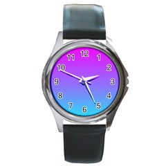 Pattern Round Metal Watch by gasi