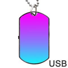 Pattern Dog Tag Usb Flash (one Side) by gasi