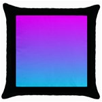 Pattern Throw Pillow Case (Black) Front