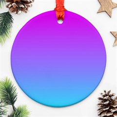 Pattern Round Ornament (two Sides) by gasi