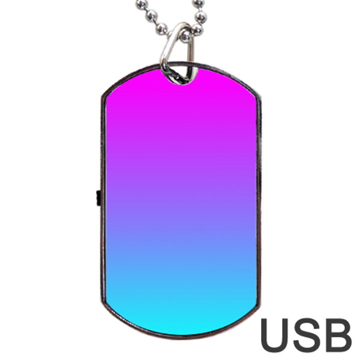 Pattern Dog Tag USB Flash (One Side)