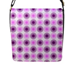 Pattern Flap Messenger Bag (l) 