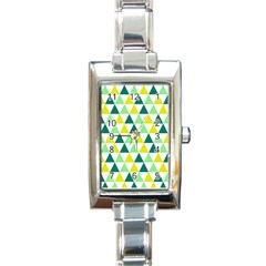 Pattern Rectangle Italian Charm Watch by gasi