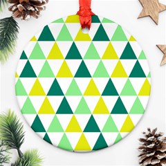 Pattern Round Ornament (two Sides) by gasi