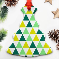 Pattern Christmas Tree Ornament (two Sides) by gasi