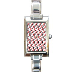 Pattern Rectangle Italian Charm Watch by gasi