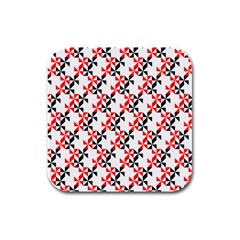 Pattern Rubber Square Coaster (4 Pack)  by gasi