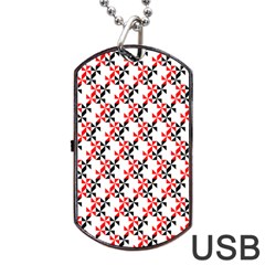 Pattern Dog Tag Usb Flash (two Sides) by gasi