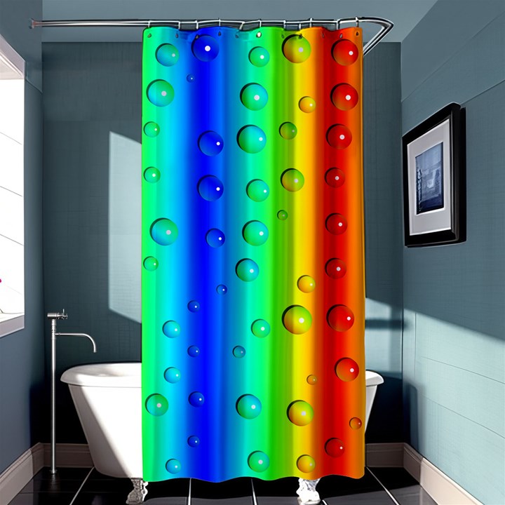 Pattern Shower Curtain 36  x 72  (Stall) 